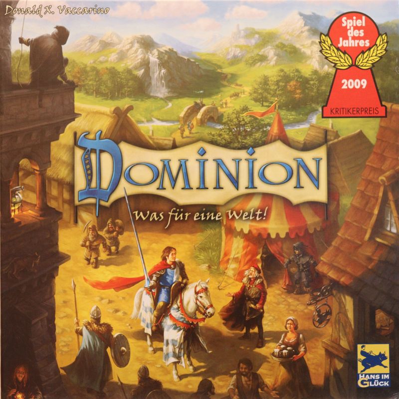 Dominion Cover des Brettspiels 'Dominion'
